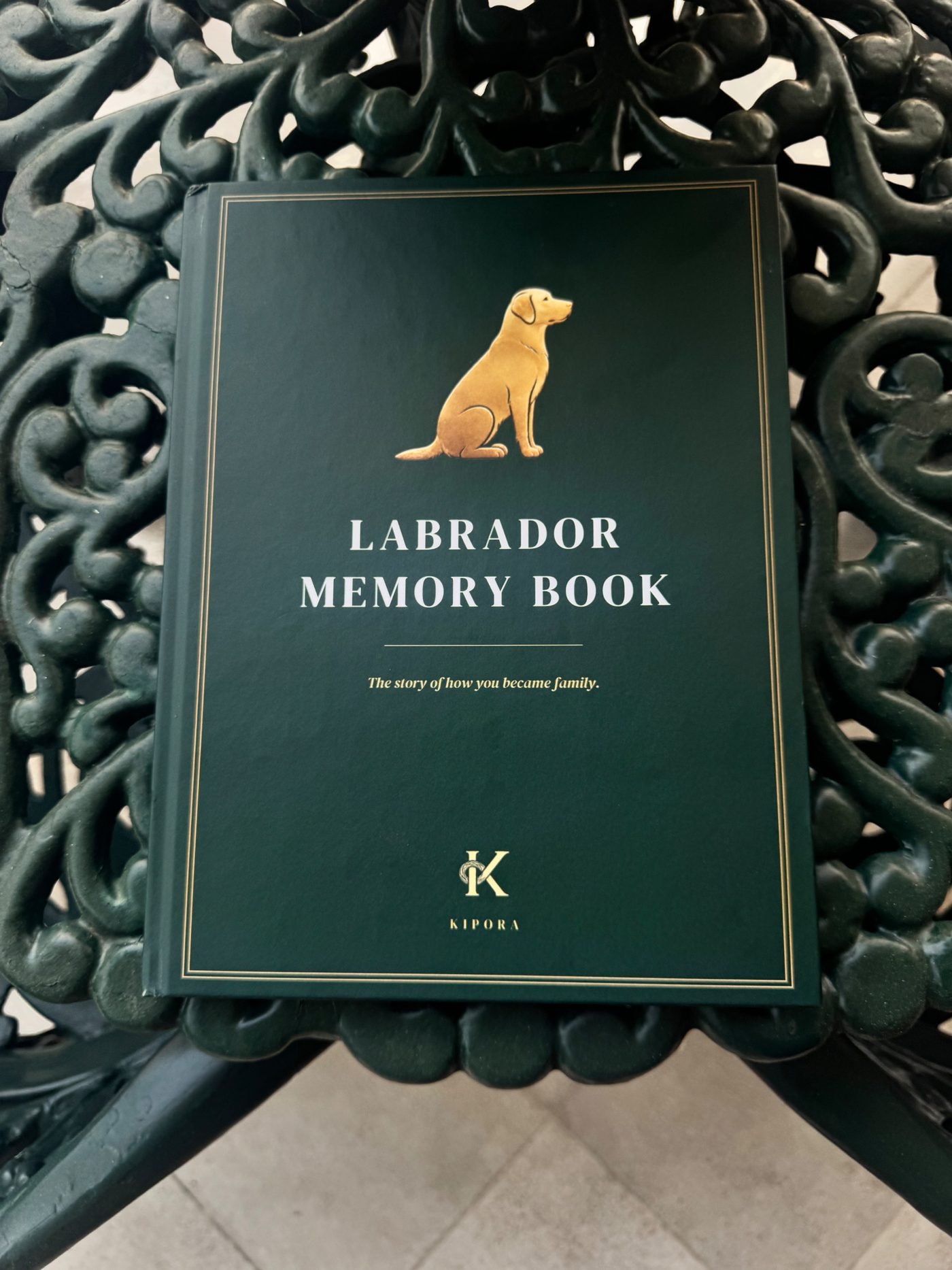 Labrador Retriever Memory Book — hardcover keepsake journal
