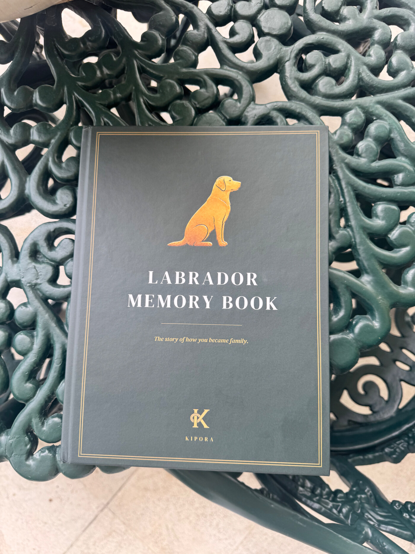 Labrador Retriever Memory Book — hardcover keepsake journal